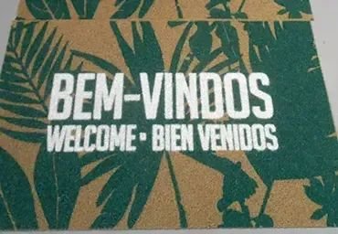 Capacho para Condomínios Capachos Forte SP bem vindo