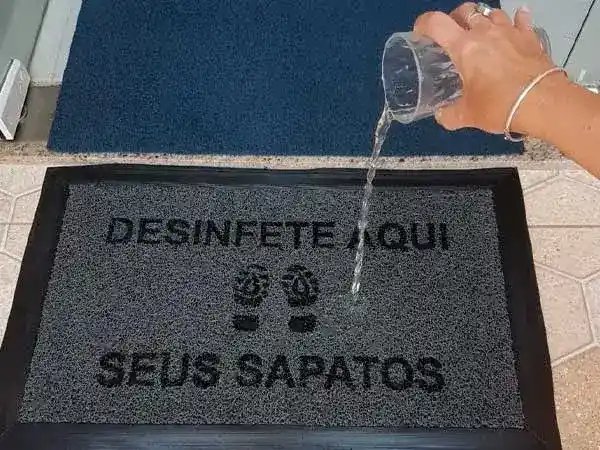 Tapete Sanitizante, Desinfetante, Pedilúvio Capachos Forte SP