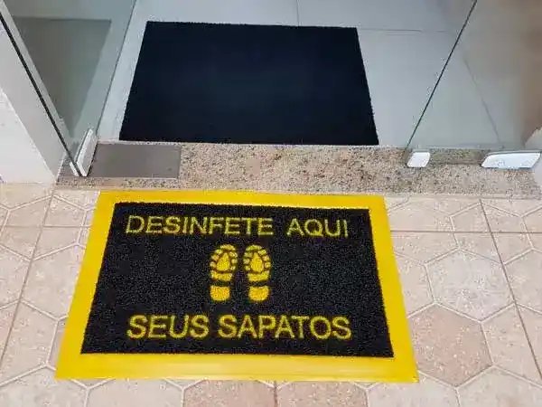 Tapete Sanitizante, Desinfetante, Pedilúvio Capachos Forte SP