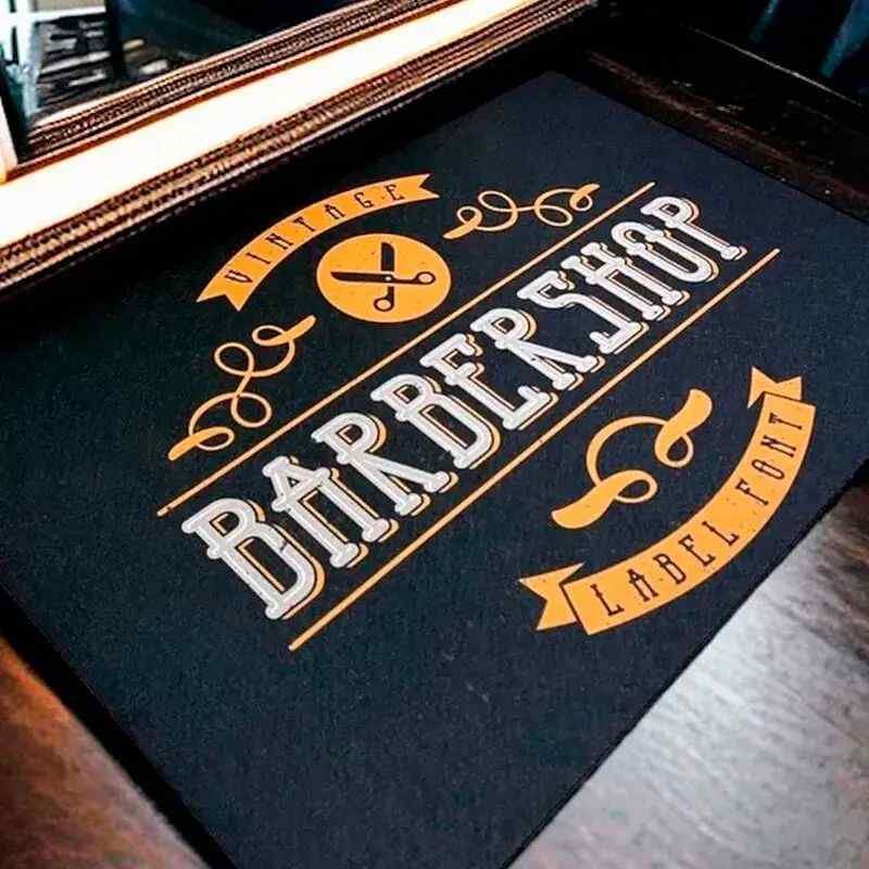 Tapete para Barbearias e Salões de beleza -  Capachos Forte SP