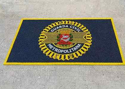 Tapete com Brasão Capachos Forte SP